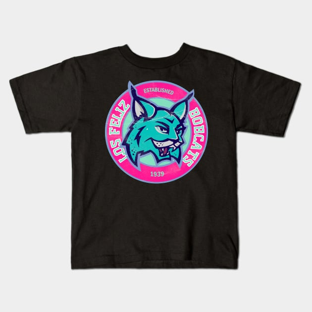 Julie and the Phantoms Los Feliz Bobcats Kids T-Shirt by Afire